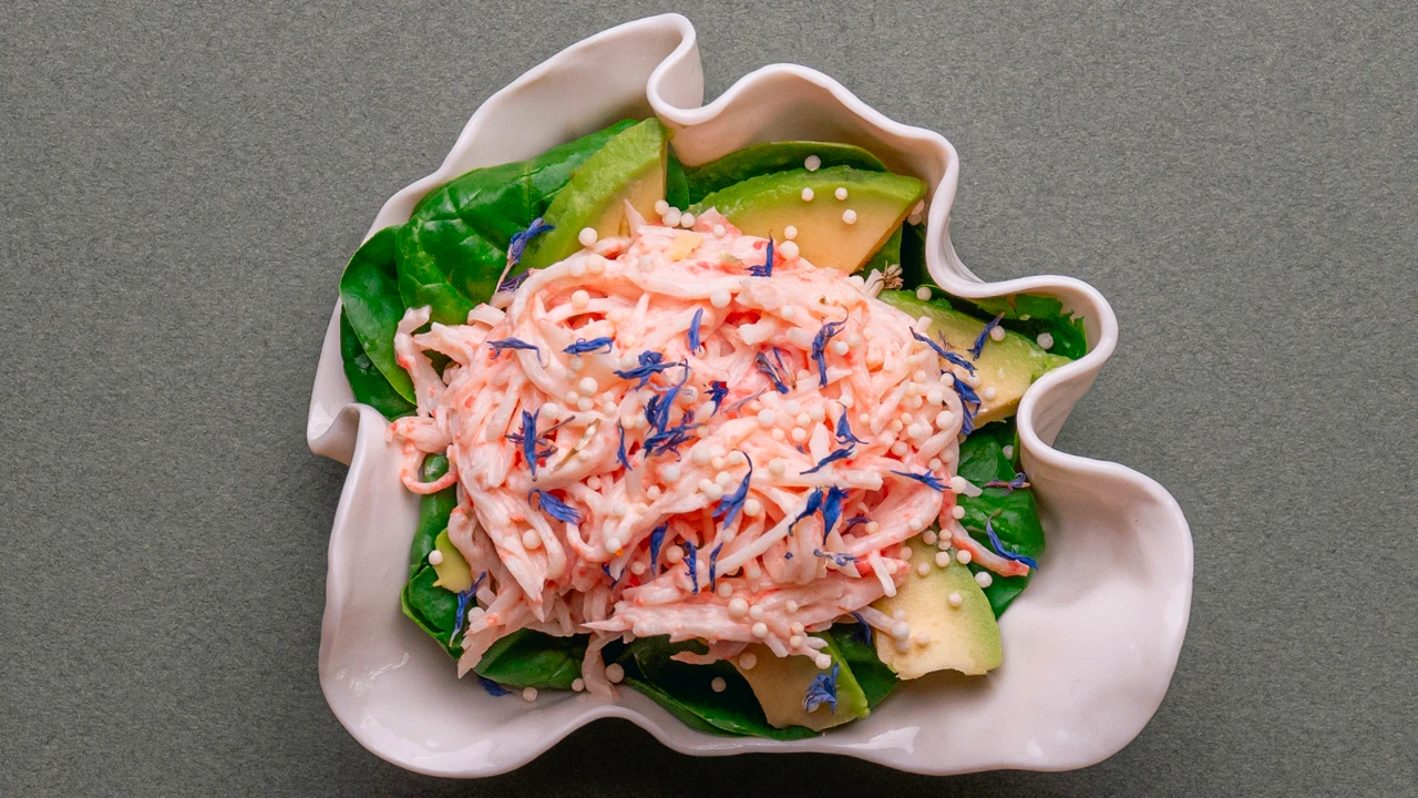 Salade Épinard Snowcrab